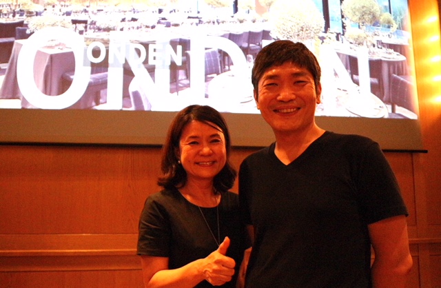MPI Japan Chapterの山本牧子名誉会長と、MICE塾第7期卒塾生、部矢建史さん（TRUNK　HOTELで活躍中）